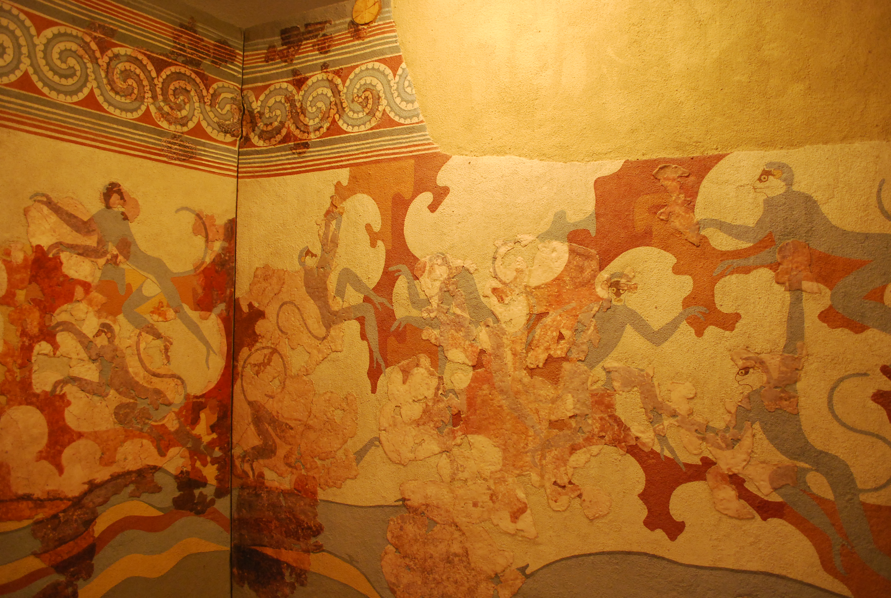 thera wall paintings