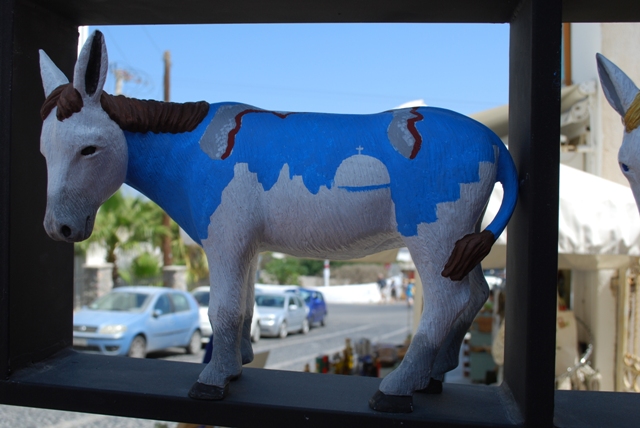 Santorini donkey