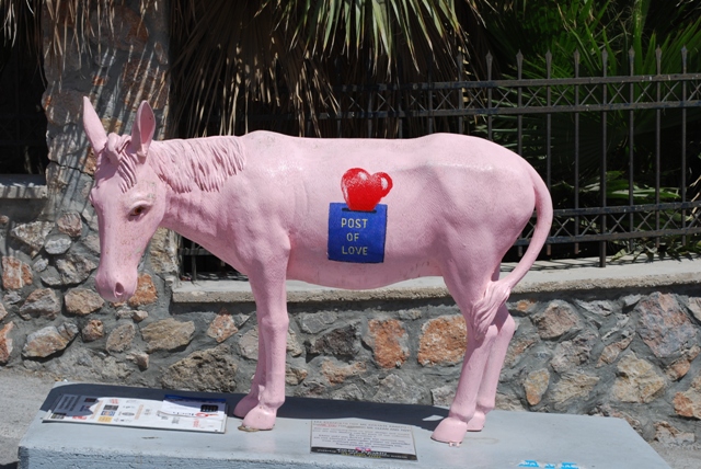 Santorini donkey 