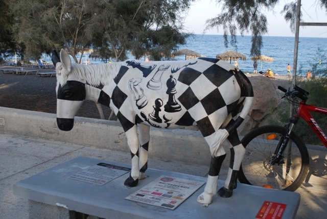 Santorini donkey