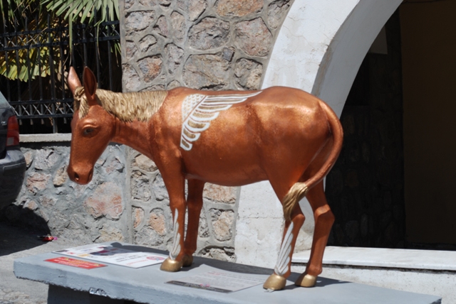 Santorini donkeys